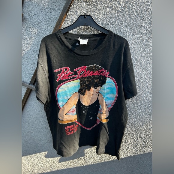 Madeworn Pat Benatar Crimes of Passion Cropped Tee - Picture 8 of 16